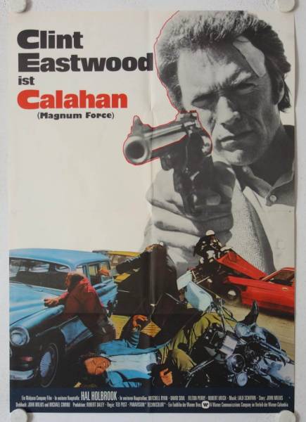 Magnum Force original release german movie poster